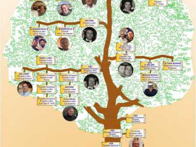 Tra le immagini c'� anche un albero genealogico delle pizzerie aperte dai Ficarella